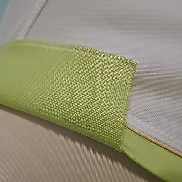 SOLD...! EP PRO Womens Golf Short Sleeve White And Neon Gree Polo Shirt - Picture 6 of 7